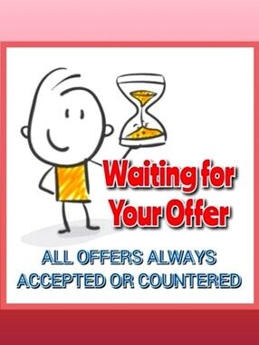 All Offers ALWAYS ACCEPTED OR Countered 🤗
